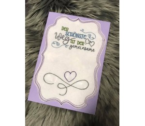 Stickserie - Unendliche Liebe Doodle